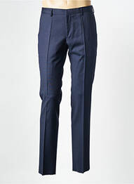 Pantalon slim tissage chiné taille basse bleu HUGO BOSS homme