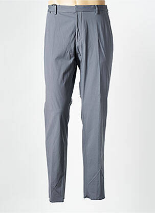 Pantalon droit fermeture zippée sous rabat avec crochet taille normale gris HUGO BOSS homme