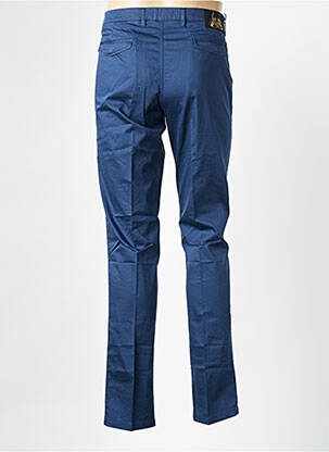 Pantalon slim tissage popeline taille normale bleu SONNI D'ARCO homme