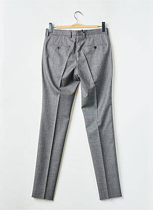 Pantalon slim tissage chiné taille basse gris HUGO BOSS homme
