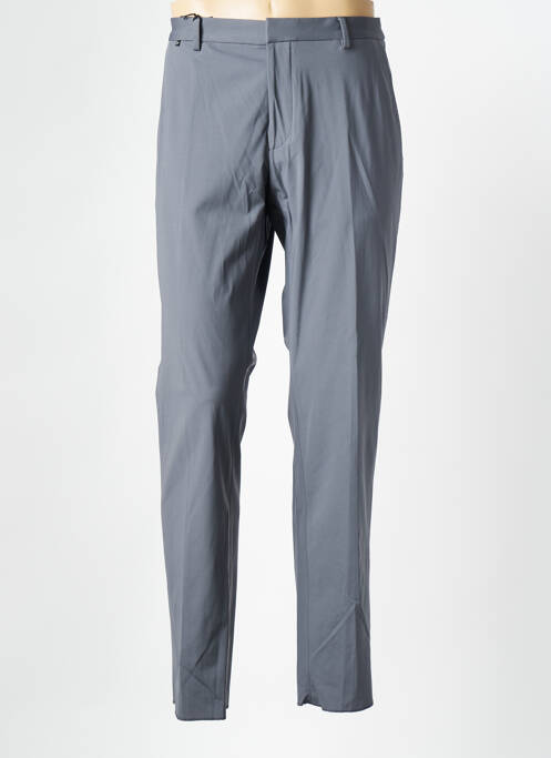 Pantalon droit tissage popeline taille normale gris HUGO BOSS homme