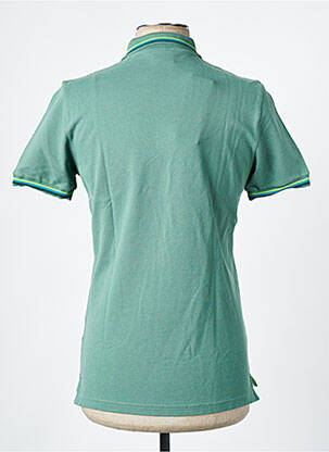 Polo coupe cintrée manches courtes vert SUNDEK homme