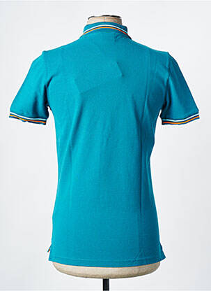 Polo coupe cintrée manches courtes bleu clair SUNDEK homme