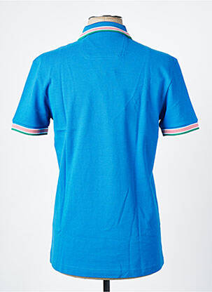 Polo coupe cintrée manches courtes bleu HUGO BOSS homme