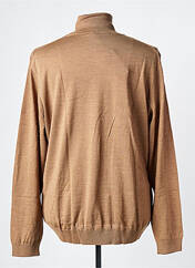Pull col roulé marron HUGO BOSS pour homme seconde vue