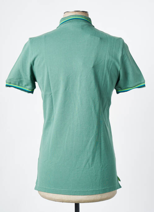 Polo coupe cintrée manches courtes vert SUNDEK homme