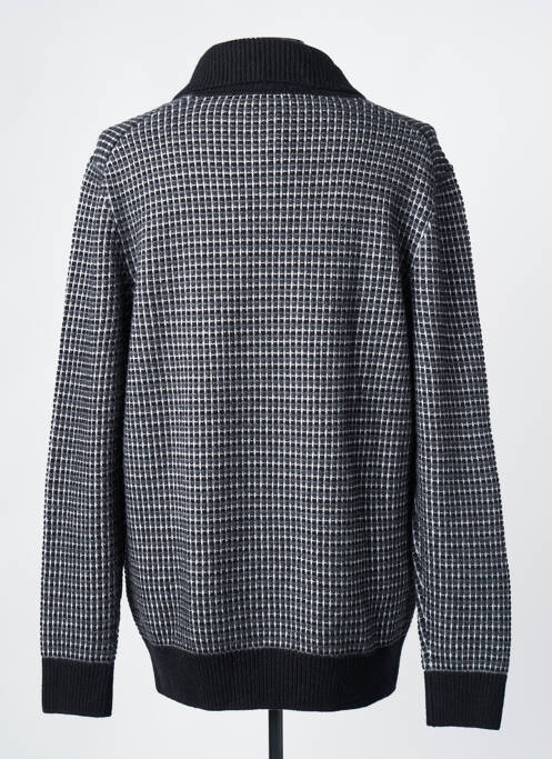 Pull col v manches longues gris HUGO BOSS homme