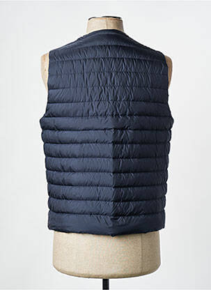 Doudoune sans capuche sans capuche bleu HUGO BOSS homme