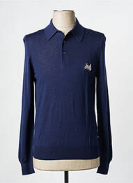Polo manches longues manches longues bleu SONNI D'ARCO homme