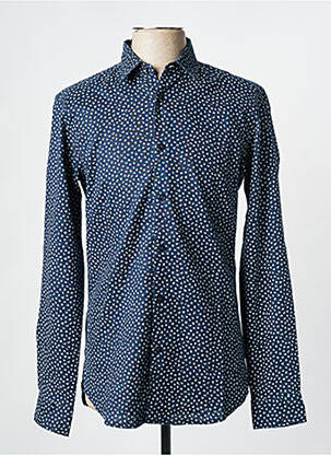 Chemise manches longues manches longues bleu HUGO BOSS homme