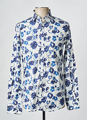 Chemise manches longues imprimé fleurs bleu EUROPANN homme