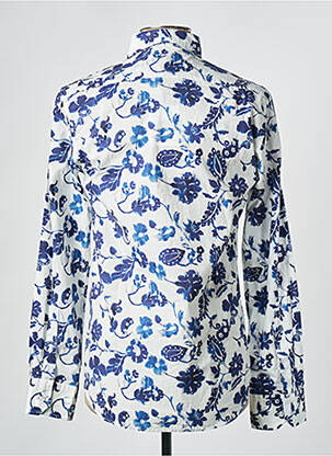 Chemise manches longues imprimé fleurs bleu EUROPANN homme