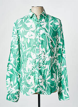 Chemise manches longues manches longues vert EUROPANN homme