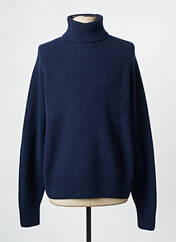 Pull col roulé bleu HUGO BOSS pour homme seconde vue