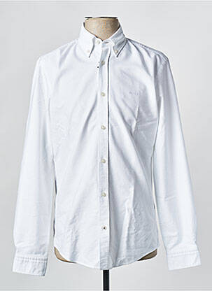 Chemise manches longues blanc HUGO BOSS pour homme