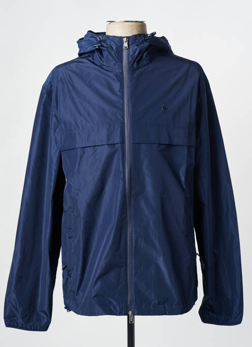 Coupe-vent poches a capuche bleu RALPH LAUREN homme