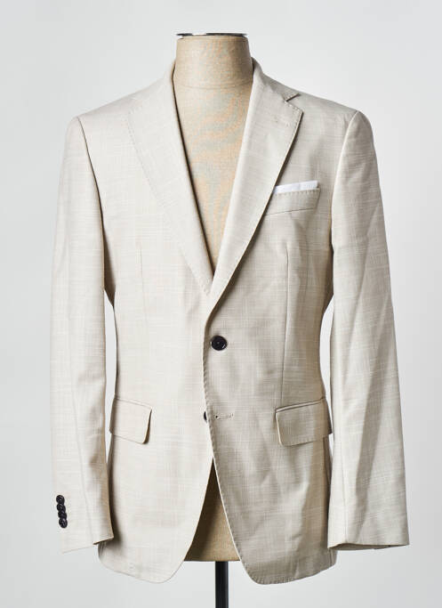 Blazer beige HUGO BOSS pour homme