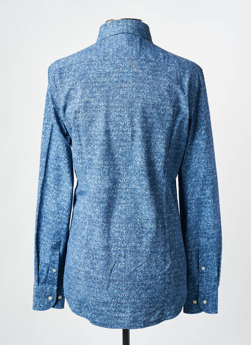 Chemise manches longues bleu HUGO BOSS pour homme