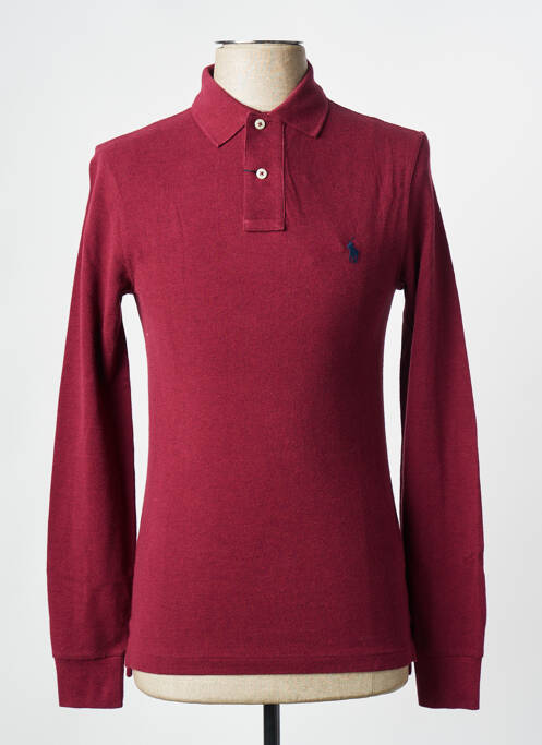 Polo rouge RALPH LAUREN pour homme
