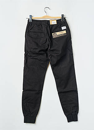 Pantalon cargo poches taille normale noir REELL femme