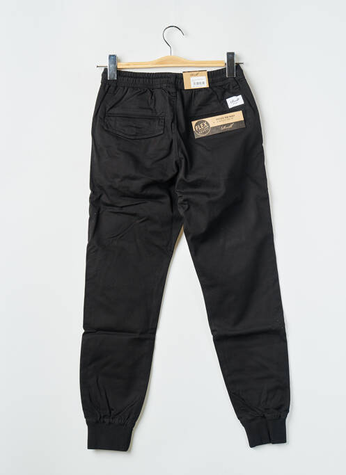 Pantalon cargo taille élastique taille normale noir REELL femme