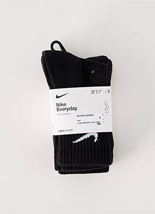 Chaussettes noir NIKE unisexe