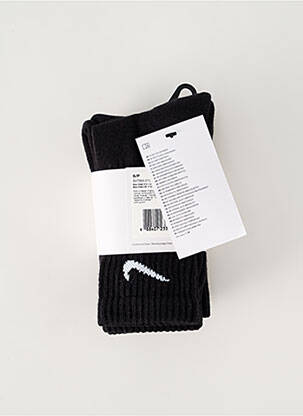 Chaussettes noir NIKE unisexe