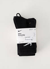 Chaussettes noir NIKE pour unisexe seconde vue