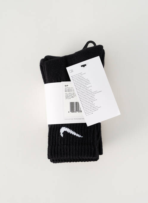 Chaussettes noir NIKE pour unisexe