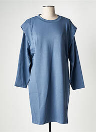 Robe pull stretch manches longues bleu YSABEL MORA femme
