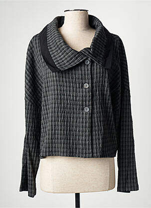 Veste casual coupe droite gris LUUKAA femme
