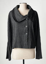 Veste casual coupe droite gris LUUKAA femme