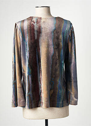 Pull coupe cintrée manches longues violet ALDO MARTIN'S femme