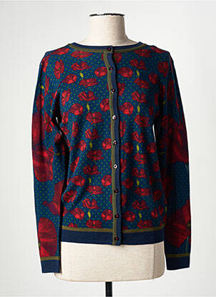 Gilet manches longues bleu JEI'S BY LETIZIA DENARO pour femme