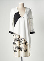 Robe mi-longue blanc ELISA CAVALETTI pour femme seconde vue