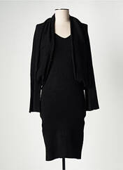 Robe pull noir CARTA LIBERA pour femme seconde vue