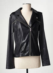 Veste simili cuir noir EVA KAYAN pour femme seconde vue