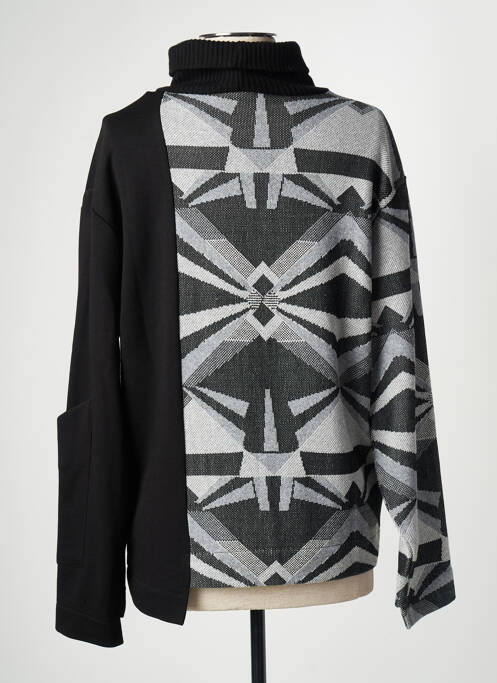 Pull col roulé noir LOTUS EATERS pour femme