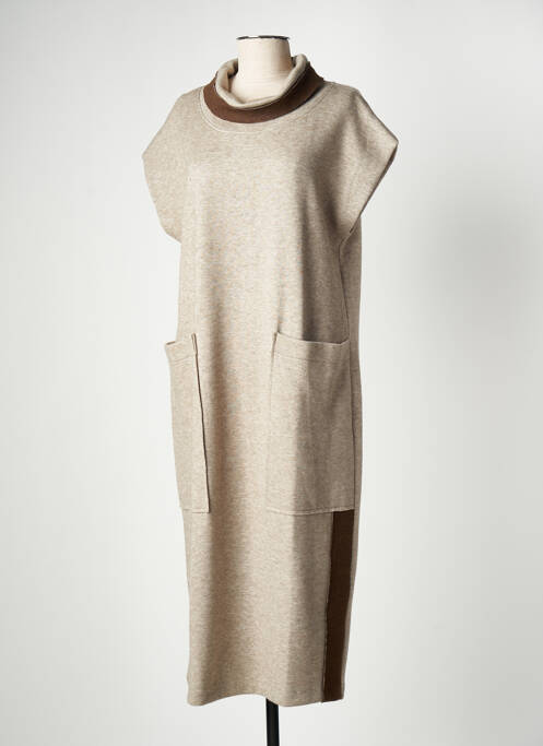 Robe longue beige GERSHON BRAM pour femme