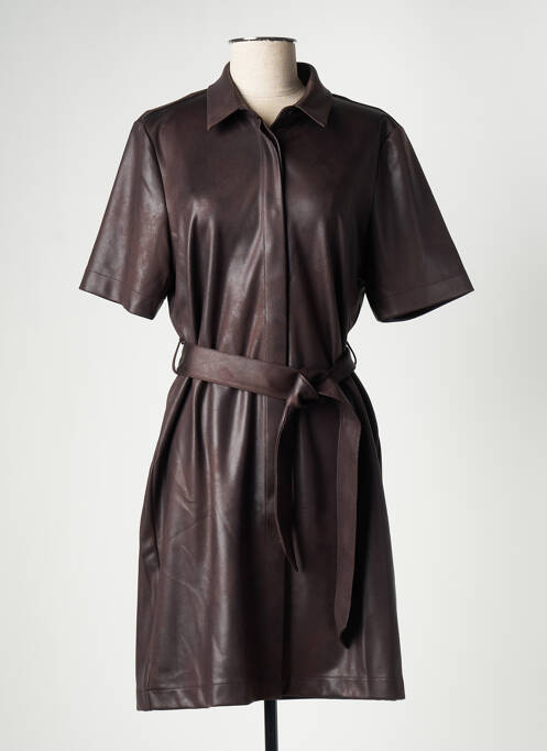 Robe mi-longue marron EVA KAYAN pour femme