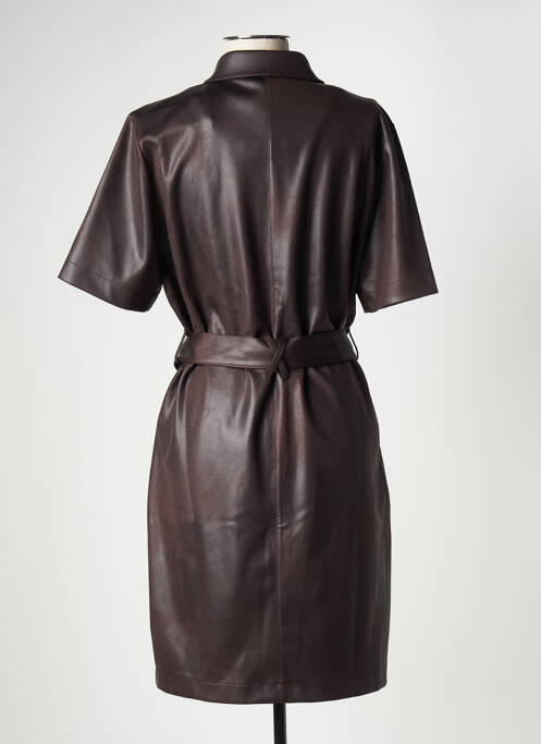 Robe mi-longue marron EVA KAYAN pour femme