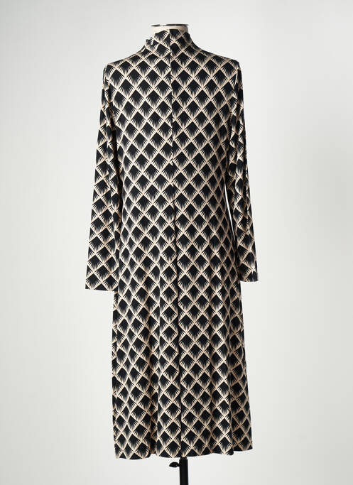 Robe mi-longue noir SURKANA pour femme