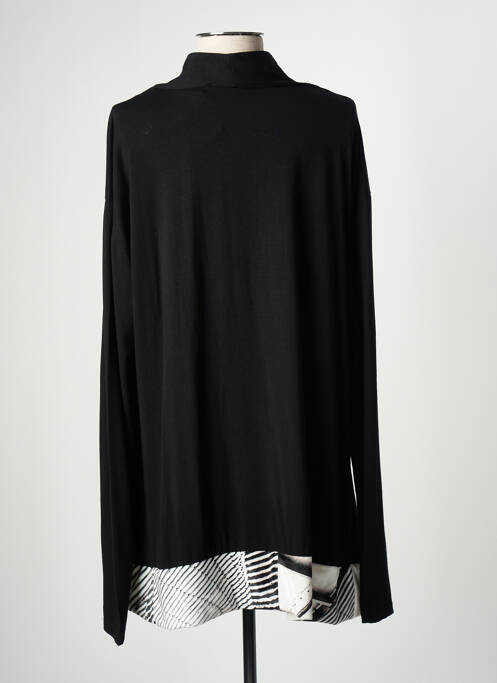 Tunique manches longues noir OZAI N KU pour femme