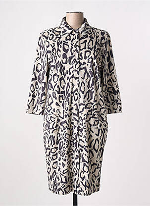 Robe mi-longue manches 3/4 manches 3/4 beige SPORTALM femme