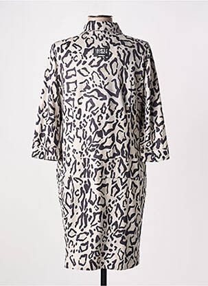 Robe mi-longue manches 3/4 manches 3/4 beige SPORTALM femme