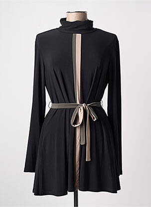 Robe courte manches longues manches longues noir JOSEPH RIBKOFF femme
