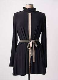 Robe courte manches longues manches longues noir JOSEPH RIBKOFF femme