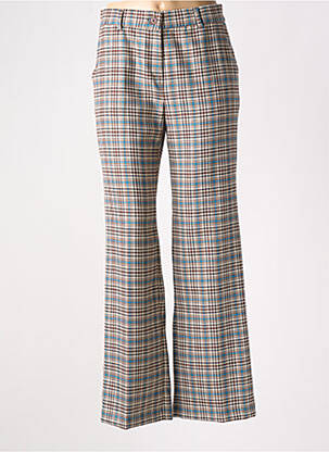 Pantalon droit taille élastique beige TINTA femme