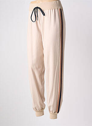 Jogging poches beige TRICOT CHIC femme
