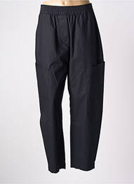 Pantalon droit taille élastique noir LOTUS EATERS femme